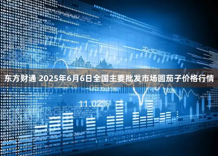 东方财通 2025年6月6日全国主要批发市场圆茄子价格行情
