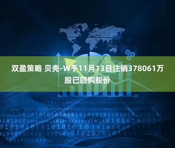 双盈策略 贝壳-W于11月13日注销378061万股已回购股份